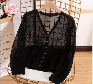 BK* ÁO CARDIGAN MONTERGI LƯỚI (4 MÀU)