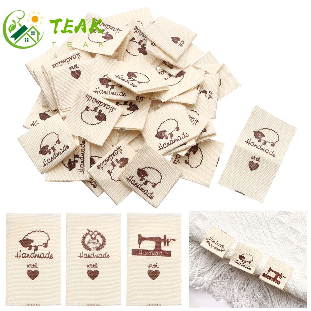 Bộ 50 Phụ Kiện Kéo Thêu Quần Áo Hình Chú Cừu Hoạt Hình Dễ Thương|Thẻ Quần Áo