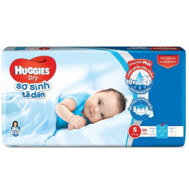 Tã dán HUGGIES S 56 miếng(hàng tặng )