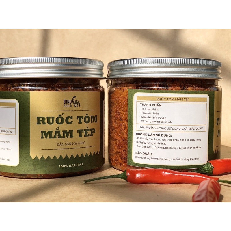 Ruốc tôm mắm tép Hạ Long 2 hộp 250gr