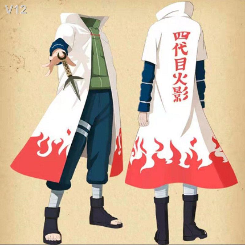 ♣Naruto áo choàng thế hệ thứ 4 gió 6 khoác Akatsuki làn sóng quần phong thủy