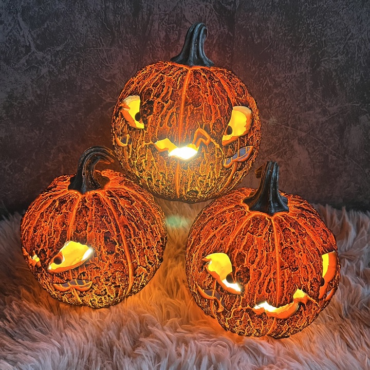 Trái bí ngô trang trí lễ hội Halloween - QC008