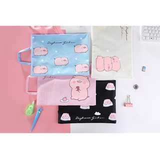 Túi đựng hồ sơ hình HEO XINH (Khổ A4)
