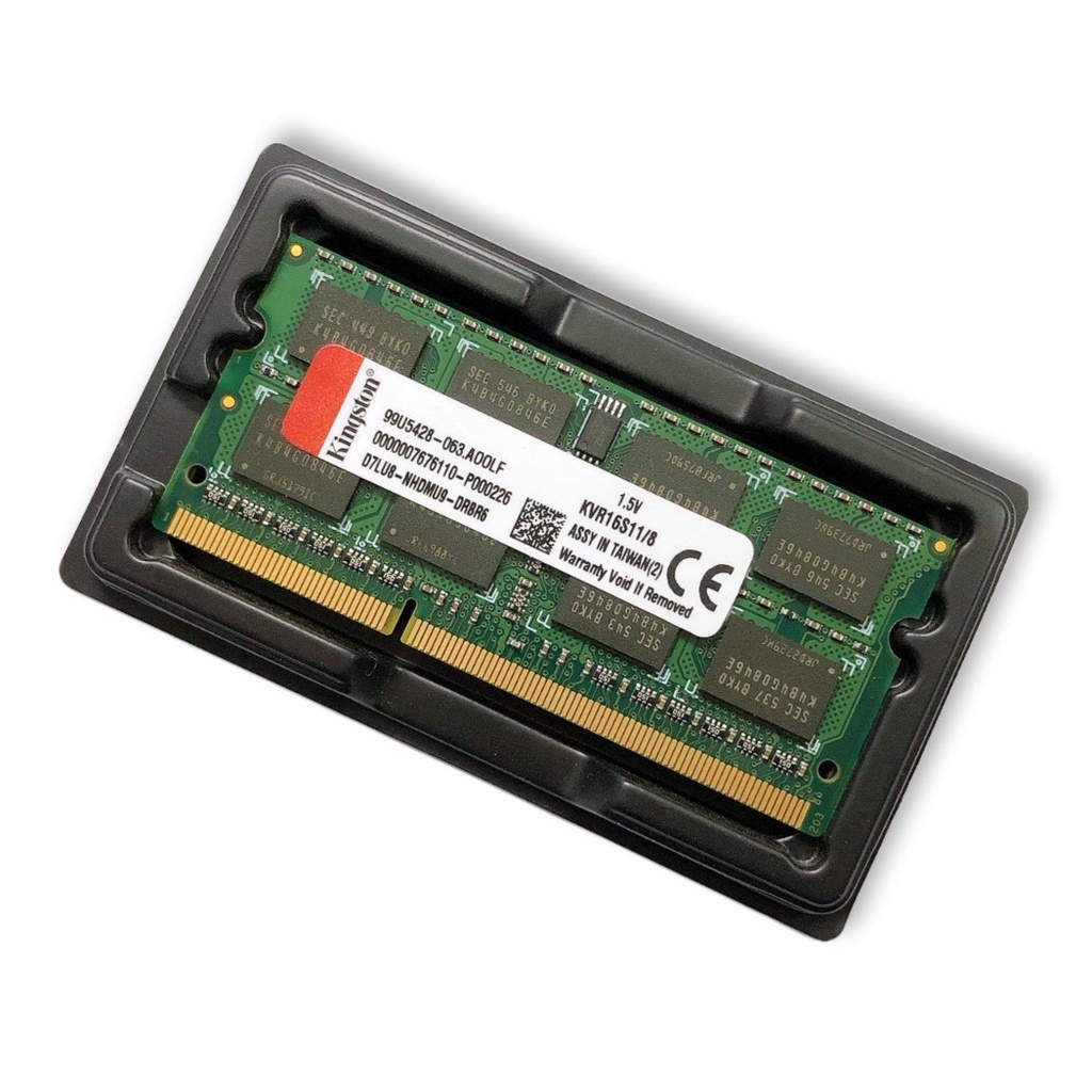 Ram Laptop/ Macbook 8GB 1600Mhz (12800Mhz) PC3 1.5V Kingston