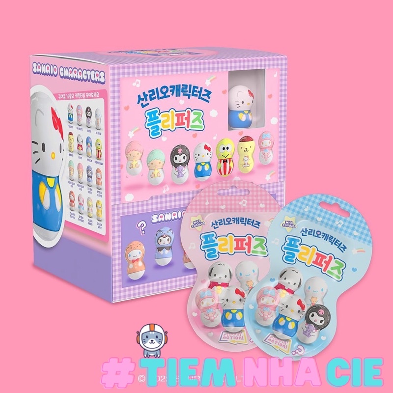 Lật đật nhân phẩm đồ chơi Sanrio Hello Kitty Hàn Quốc dễ thương