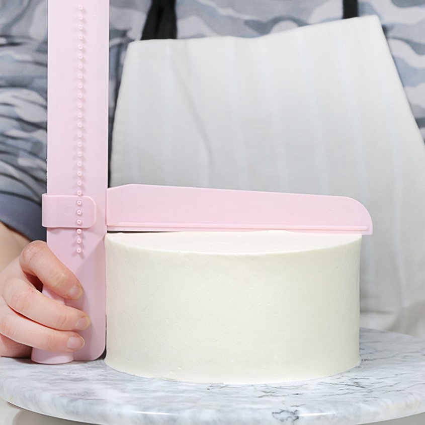 【Ready Stock】Dụng cụ chà lán bánh kem có thể điều chỉnh kích thước