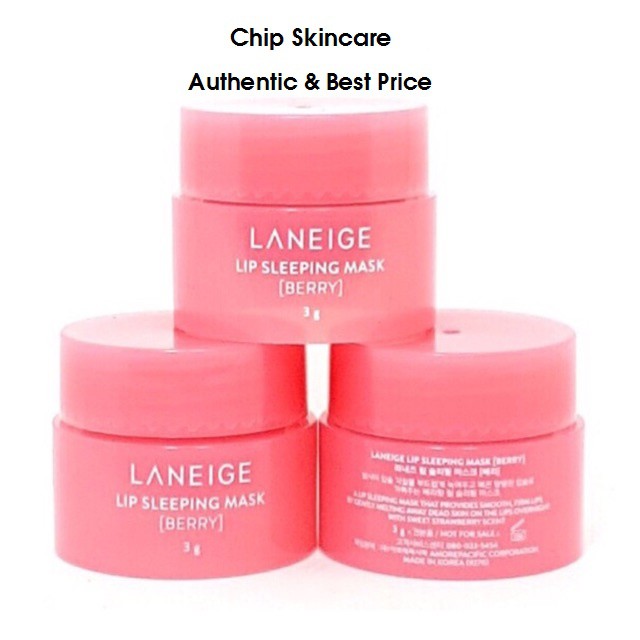 [Mẫu Mới] Mask Ngủ Môi Laneige Lip Sleeping Mask Mặt nạ ngủ môi Minisize 3g