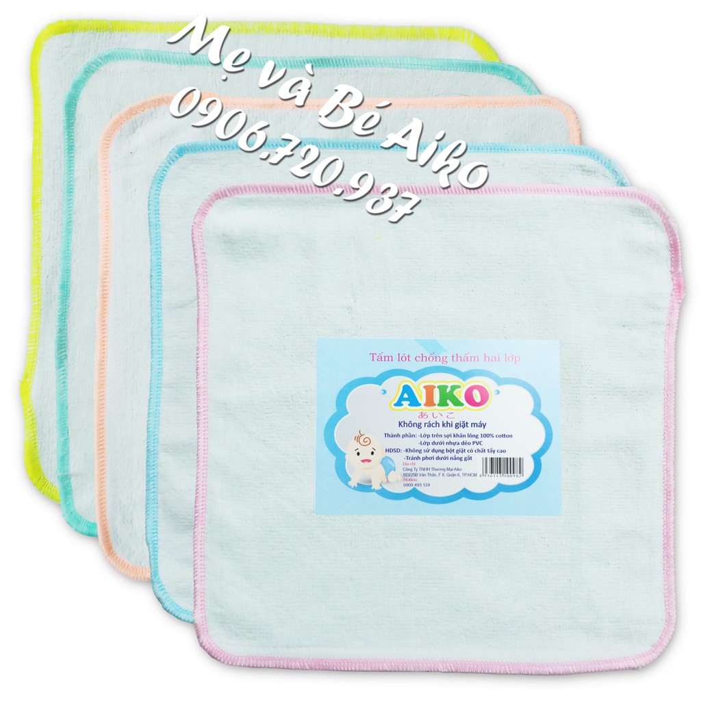 Tấm Lót, Miếng Lót Chống Thấm Giặt Máy Aiko/Unmei 30x30