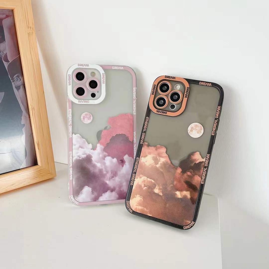Ốp điện thoại hình đám mây đơn giản cho iphone 13 Pro Max i13 13pro X Xs Max XR 7plus 8plus 11 Pro Max i11 11Pro 12Pro 12 Pro Max