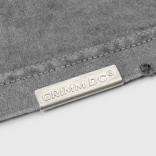 Grimm DC Áo Signature Destroyed collection | CCO PTD. tee // Grey