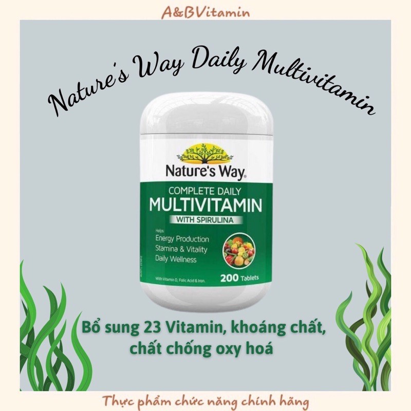 Viên bổ tổng hợp Multivitamin Nature's Way của Úc