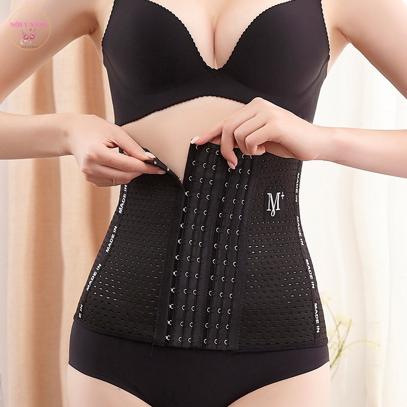 Gen Nịt Bụng M+ 4 Thanh Chống Cuộn 6 Nấc Thế Hệ Mới, Đai Nịt Bụng Giảm Mỡ Sau Sinh tạo vóc dáng săn chắc NL010