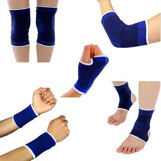 Bộ 5 món dụng cụ tập thể thao, tập gym bảo vệ cổ tay, bàn tay, bàn chân, đầu gối và khủy tay khi vận động mạnh hay luyện