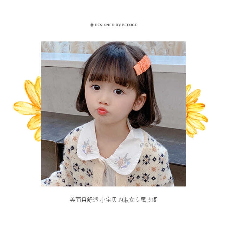 Áo khoác cardigan dệt kim phong cách xuân thu cho bé gái