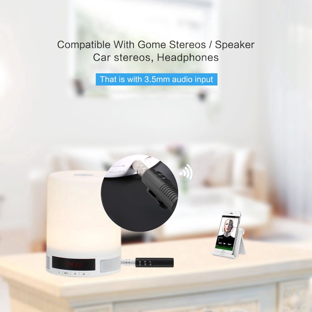 Bộ dụng cụ hỗ trợ chơi nhạc qua Bluetooth cho xe hơi