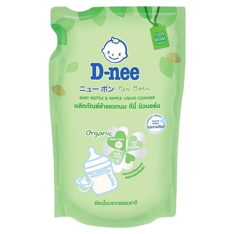 Túi nước cọ bình sữa Dnee organic