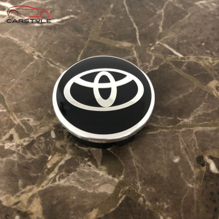Logo chụp mâm, ốp lazang bánh xe ô tô Toyota đường kính 60mm | BigBuy360 - bigbuy360.vn