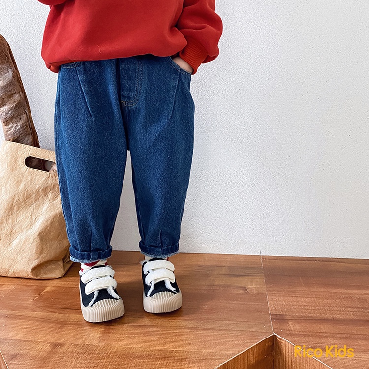 Quần bò, quần jean baggy cho bé gái từ 8-30kg cực mềm mại mã F014