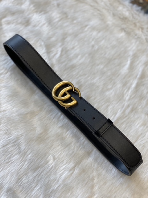 Thắt Lưng Nam Mặt Chữ GG Vàng