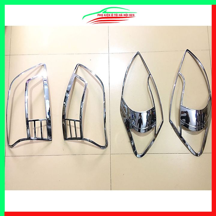 Ốp viền đèn pha hậu mạ crom Vios 2008-2009 chống trầy trang trí bảo vệ xe