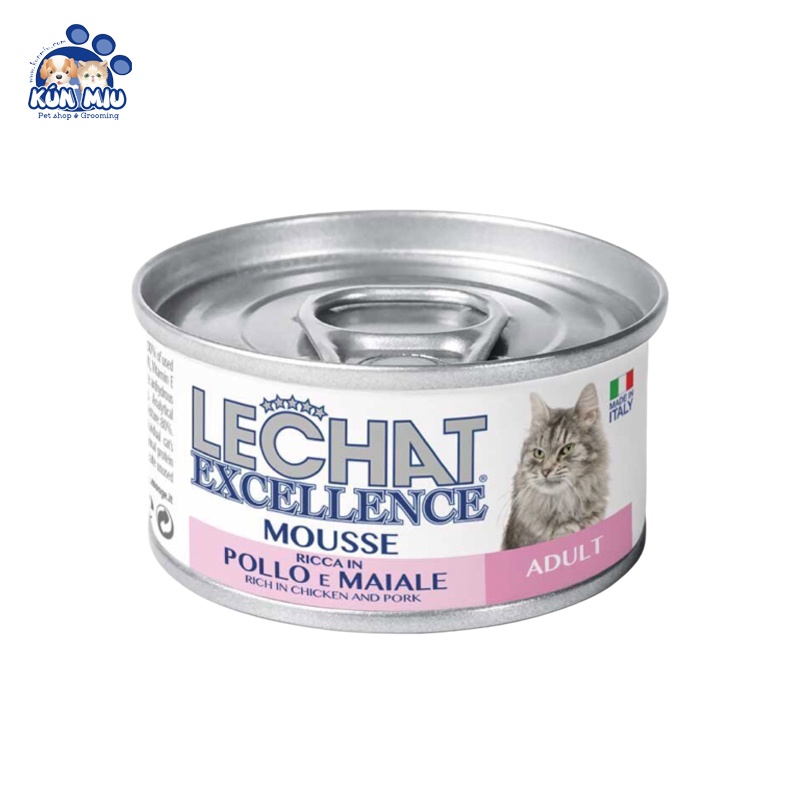 Pate Cho Mèo Triệt Sản và Mèo Trưởng Thành Lechat Excellence (Dạng Mousse) 85g