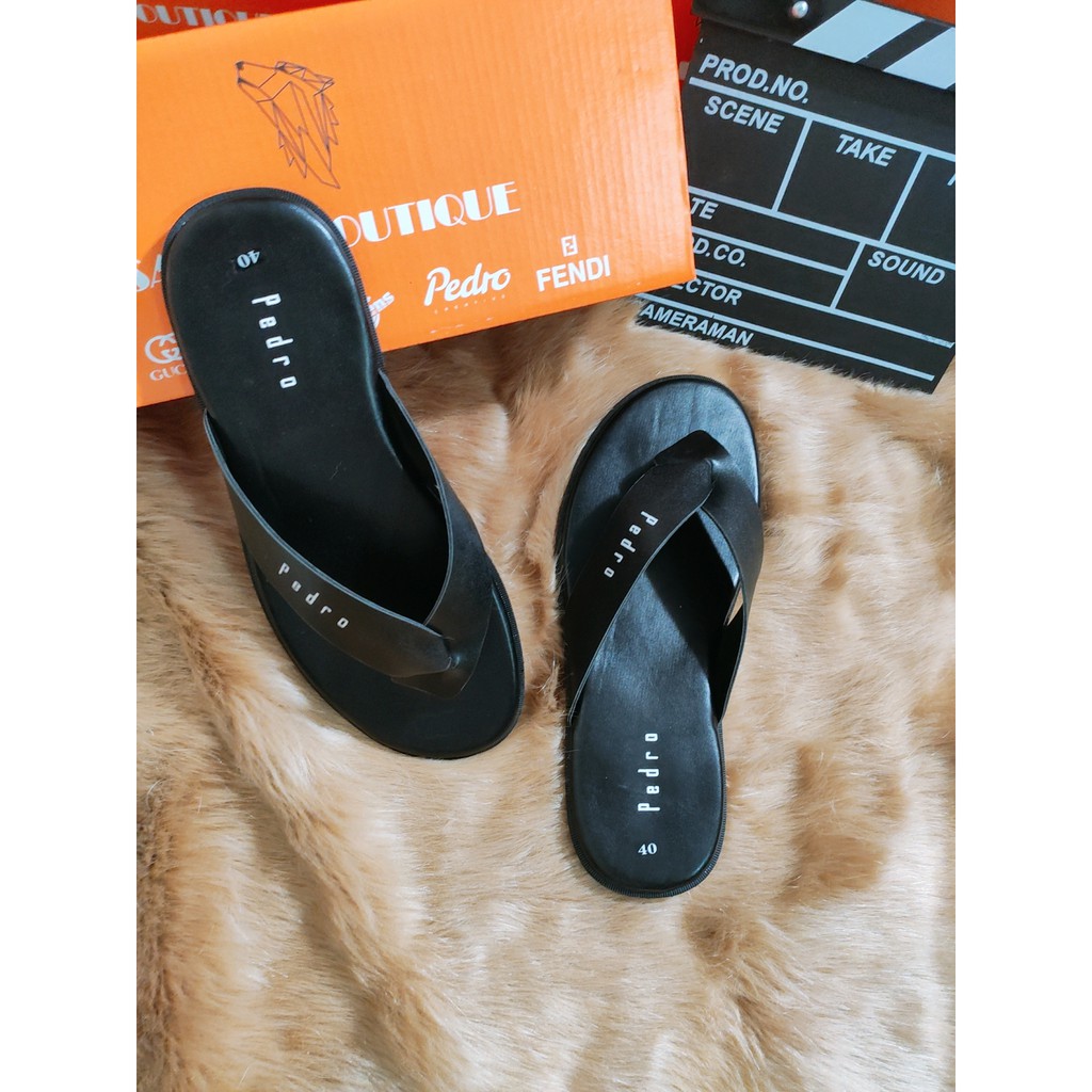 DÉP KẸP NAM NỮ THÁI LAN PEDRO 4 MÀU IDEAL QUAI HOA DẦU BAY ĐỘC ĐẸP ÊM CHÂN  FULL BOX