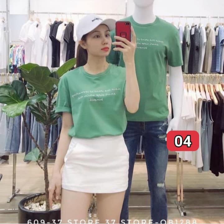 Áo Đôi Nam Nữ Tình Yêu Bạn Thân Đẹp Giá Rẻ Áo Cặp Nam Nữ Gia Đình Cao Cấp Thoáng Mát Giá Rẻ