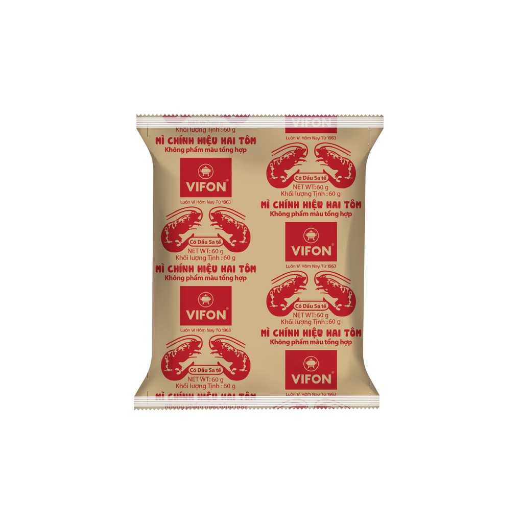 Thùng 30 Gói Mì Chính Hiệu Hai Con Tôm VIFON gói 75g | BigBuy360 - bigbuy360.vn