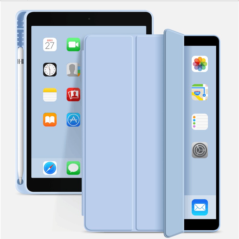 Ốp Lưng Silicone Air4 10.9 Inch Ipad Pro 2020 1110.5 Kích Thước Ipad Mini 4 5 10.2 2019 Para Ipad 2018 9.7 10.9