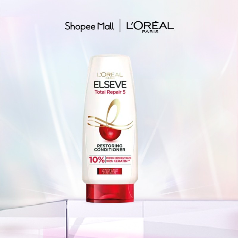 Dầu xả giảm 5 dấu hiệu của tóc hư tổn L'Oreal Paris Elseve Total Repair 5 Restoring Conditioner 280 ml