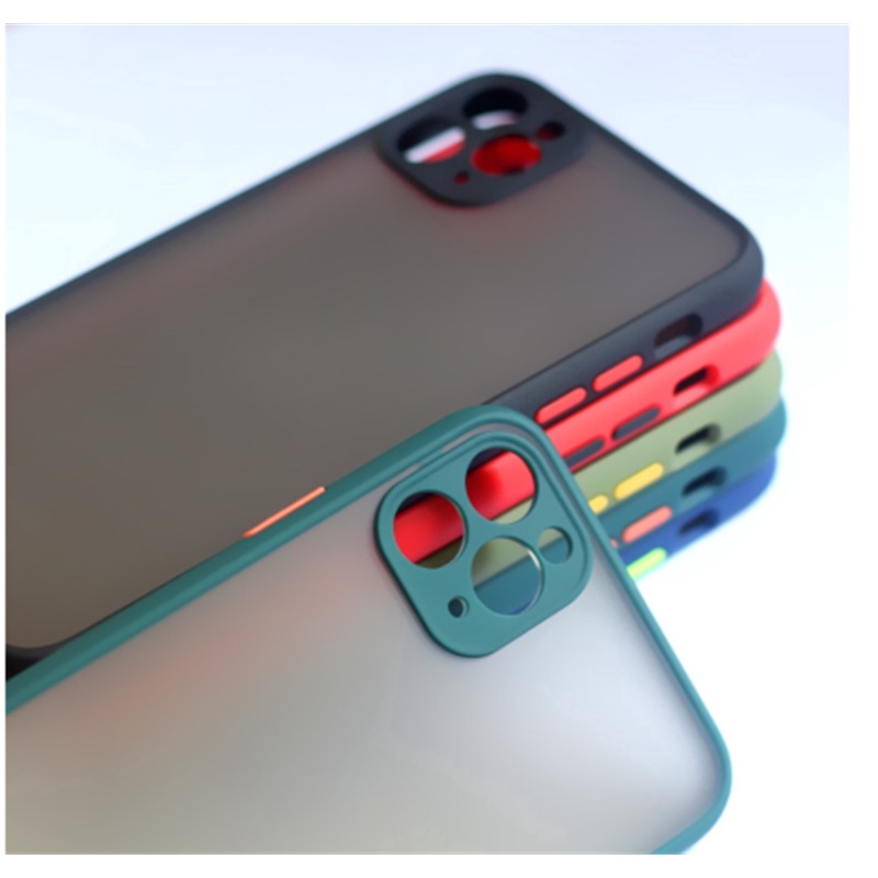 Ốp điện thoại PC dạng nhám bảo vệ ống kính máy ảnh cho iPhone 11 11 Pro Max X XS Max XR 6 6s 7 8 Plus | BigBuy360 - bigbuy360.vn