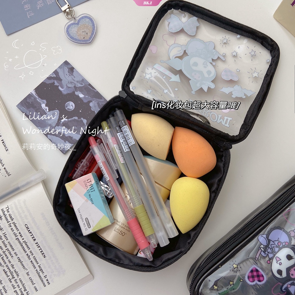 Túi Đựng Bút Thời Trang Disney Sanrios Kuromi My Melody Cinnamoroll Pom Pom Purin Dễ Thương Chất Lượng Cao