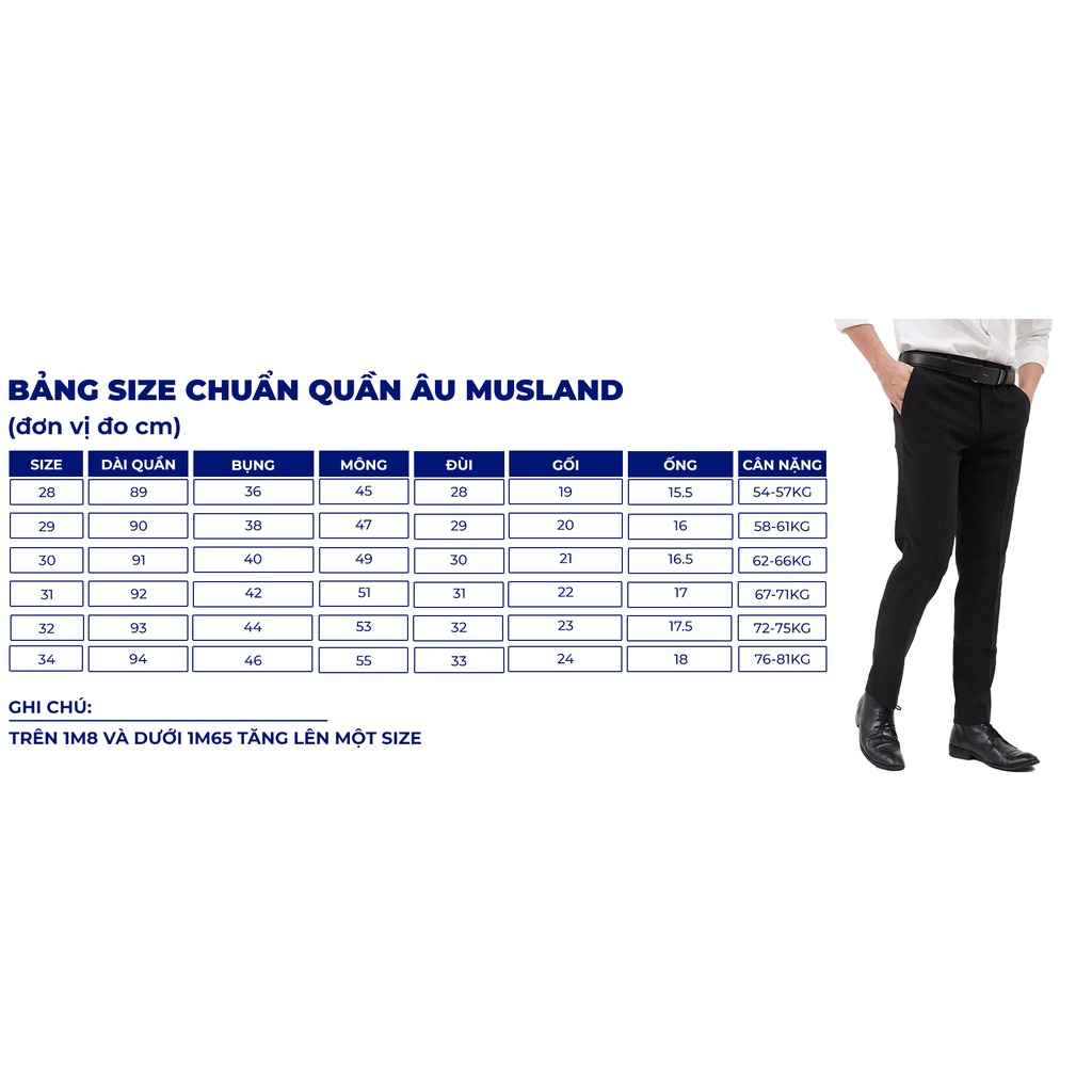 Quần âu nam The GMEN Musland Pants chất liệu cao cấp, form dáng chuẩn và ôm dáng