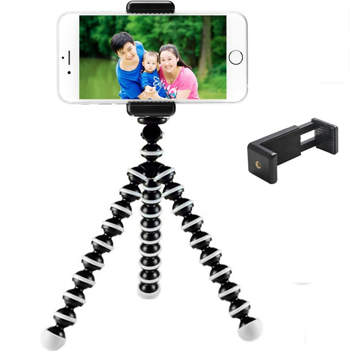 Mua Ngay Đế kẹp điện thoại 2 chiều gắn chân máy Tripod 1/4