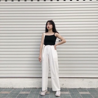 Sét quần suông áo hai dây