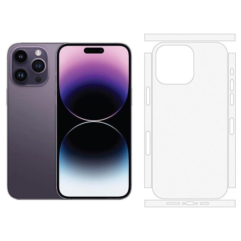 Miếng Dán PPF Trong Suốt Cho iPhone 14 Pro, iPhone 14 Pro Max, Dán Dẻo Tự Phục Hồi Vết Xước Cho iPhone.  Filo Shop