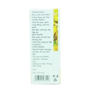 Tinh dầu hoa ngọc lan tây 50ml