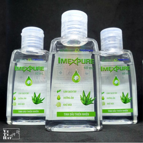 IMEXPURE 60ml - Gel rửa tay sát khuẩn hiệu quả của IMEXPHARM