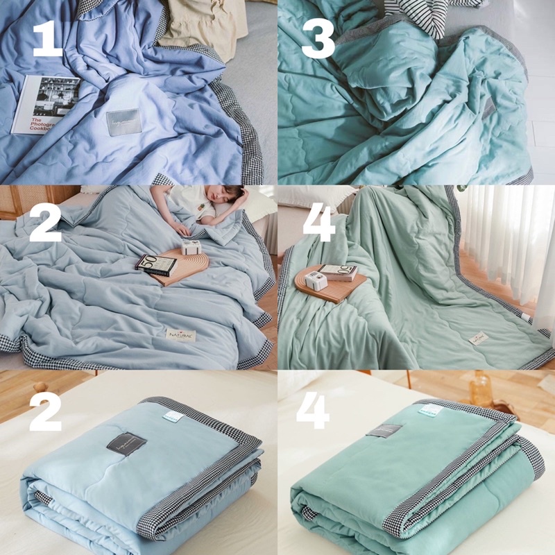 Chăn Hè Đũi ZARA HOME Nhập Khẩu_Chăn Hè Trần Mỏng Siêu Mát Mịn 2mx2m3