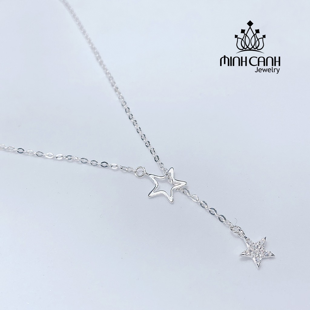 Dây Chuyền Bạc Ta Ngôi Sao Đôi - Minh Canh Jewelry