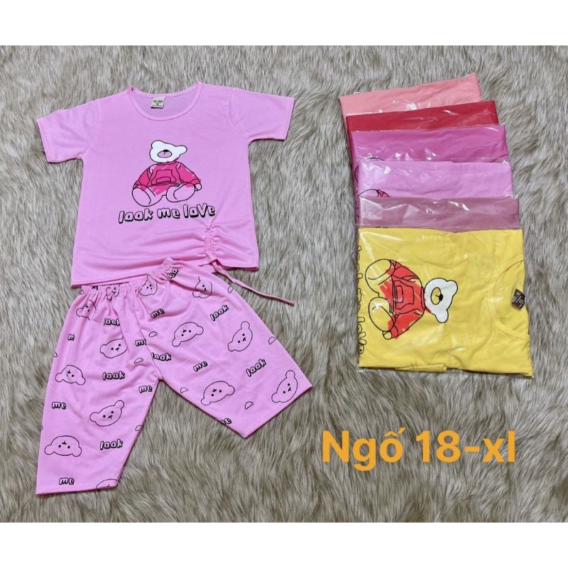 Đồ bộ  đùi  và lửng cho bé gái