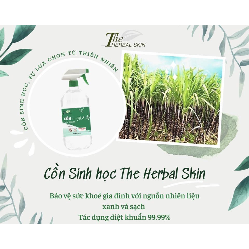 Cồn Y Tế Sinh Học Bio-Ethanol The Herbal Skin 78.8 độ - 95 độ Chai Xịt 500ml-1 Lít