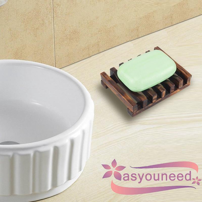 Aydღ-New Home Bathroom Wooden Soap Case Holder Sink Deck Bathtub Shower Dish