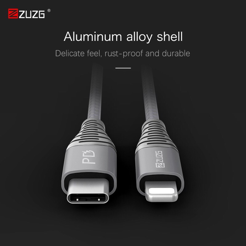 Mã ELORDER5 giảm 10K đơn 20K]Cáp Sạc Nhanh 20W PD USB Type C ZUZG  Cho iPhone 12 11 Pro Xs Max / MacBook iPad Pro