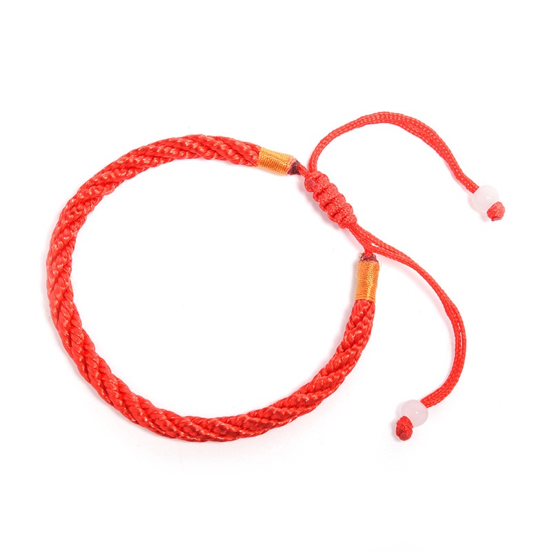 Vòng Tay Dây Bện May Mắn 7 Sợi Màu Đỏ May Mắn Có Thể Điều Chỉnh Phù Hợp Làm Quà Cho Cặp Đôi/Cặp Đôi/Người Yêu