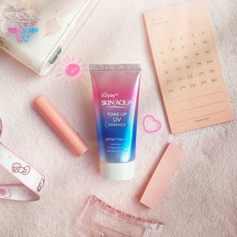 Kem chống nắng kiềm dầu nâng tông Sunplay Skin Aqua Tone Up UV Milk 80ml | BigBuy360 - bigbuy360.vn