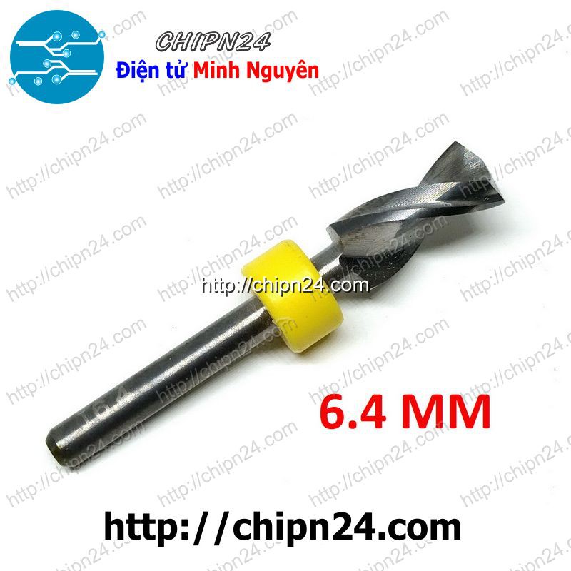 [1 CÂY] Mũi khoan mạch in CNC 6.4mm