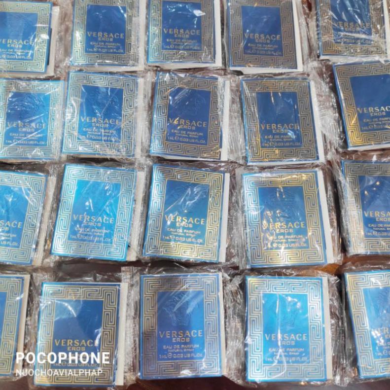 Vial nước hoa nam Versace Eros EDP