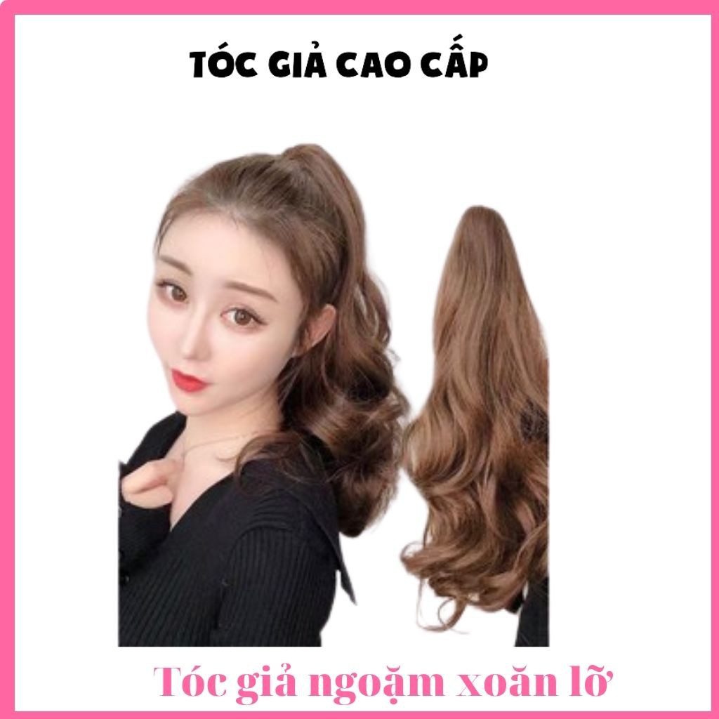 Tóc giả ngoặm xoăn ngắn 40cm ❤️FREESHIP❤️n47