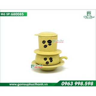 Phin sứ pha cafe bằng gốm sứ Bát Tràng
